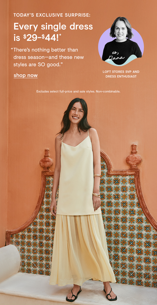 $29-$44 Dresses