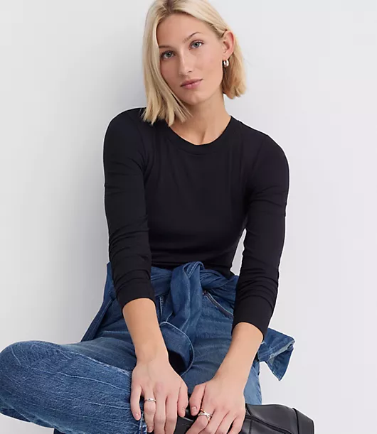Long Sleeve Crew Neck Tee