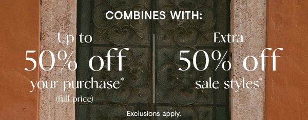 Up to 50% off
