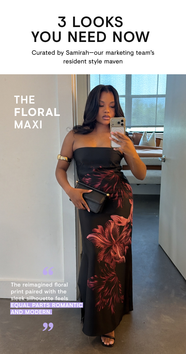 Floral maxi