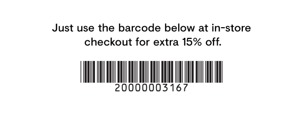 extra 15 off