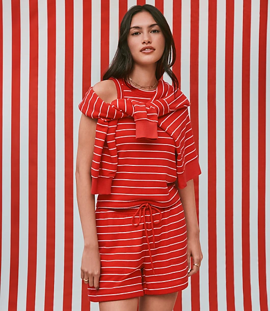 Lou & Grey Striped Terrysoft Tank Top