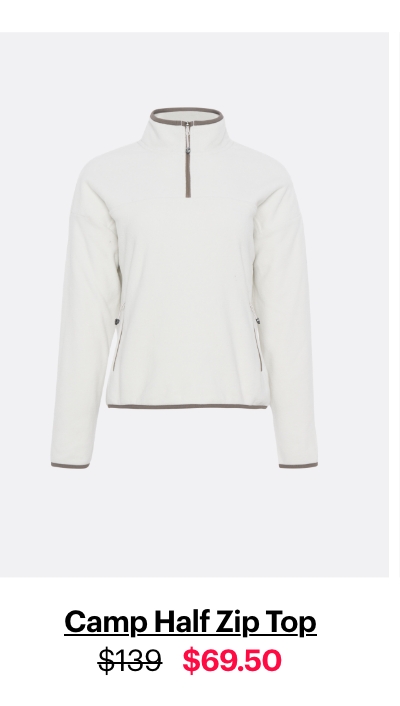Camp Half Zip Top