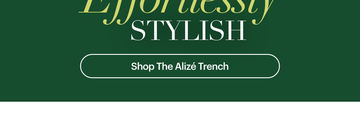 Alizé Rain Trench Coat