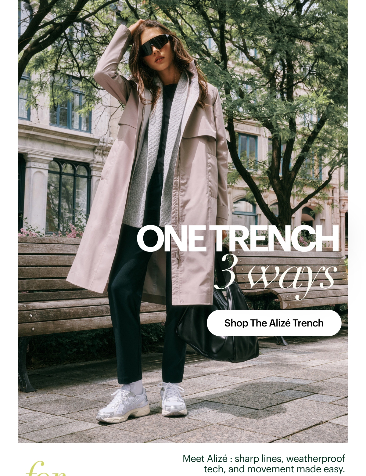 Alizé Rain Trench Coat