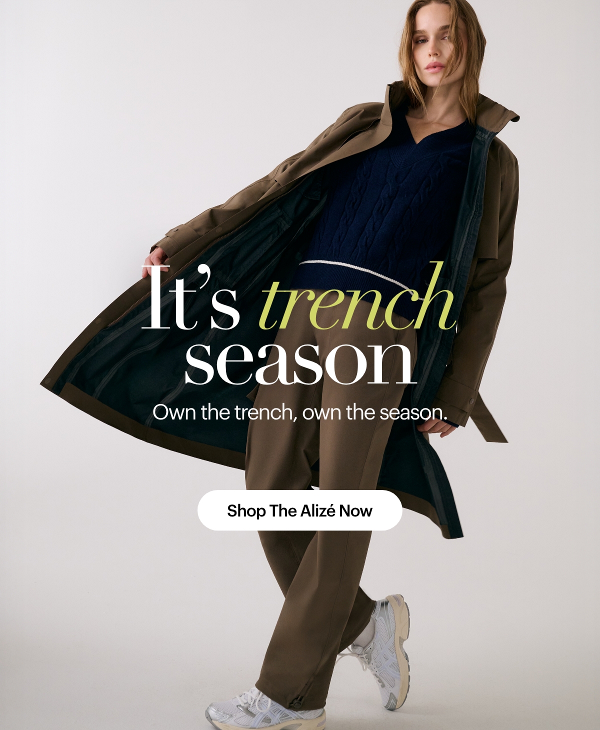 Alizé Rain Trench Coat