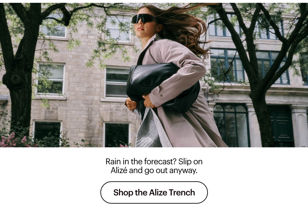 Alizé Rain Trench Coat