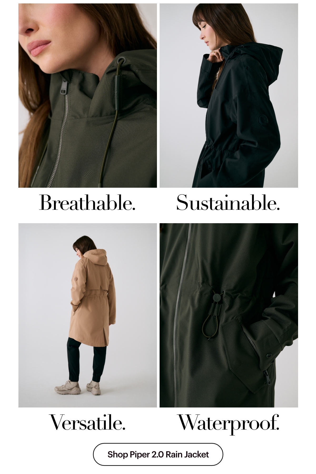 Piper 2.0 Rain Jacket