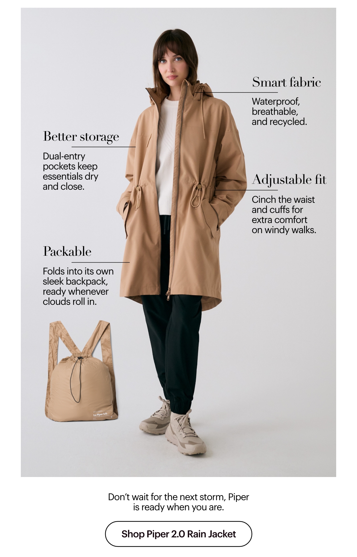 Piper 2.0 Rain Jacket