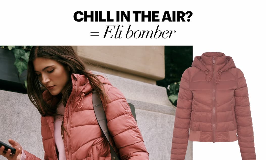 Eli Synth Down Bomber Jacket