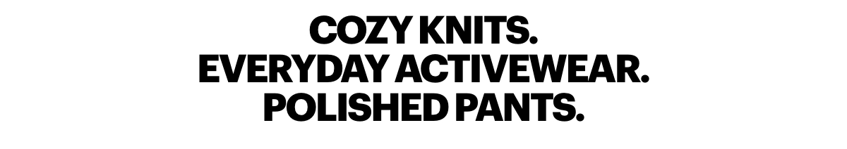 Cozy Knits. 