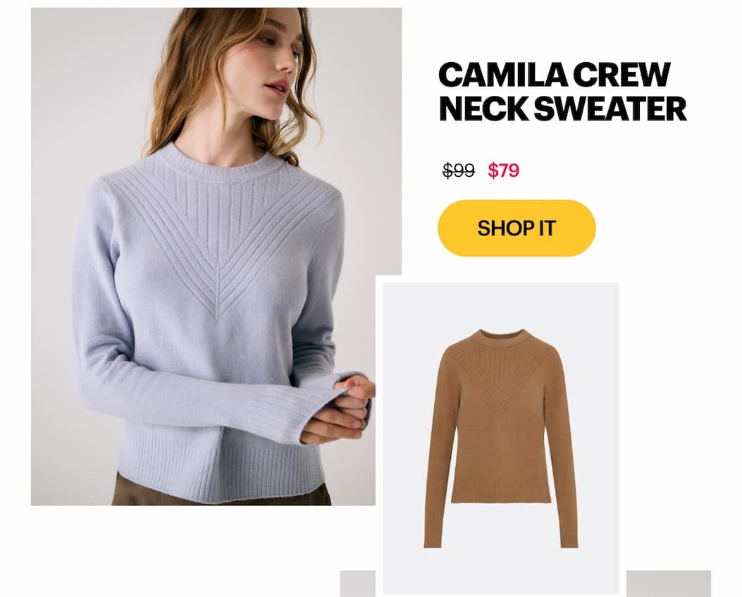 Camila Crew Neck Sweater