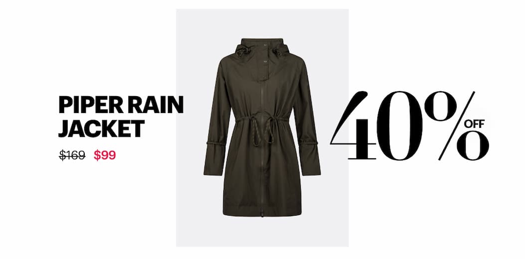 Piper Oversized Rain Jacket