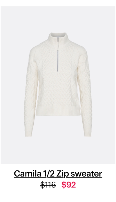Camila 1/2 Zip Sweater