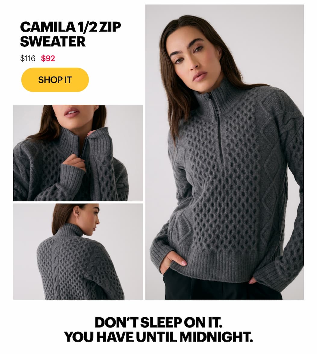Camila 1/2 Zip Sweater