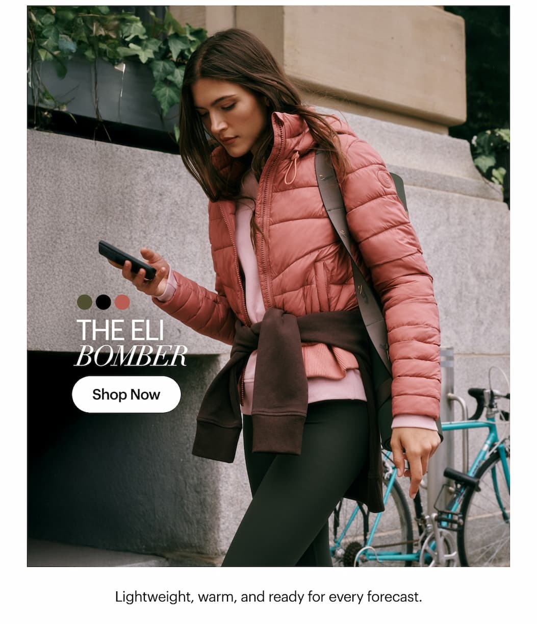 Eli Synth Down Bomber Jacket