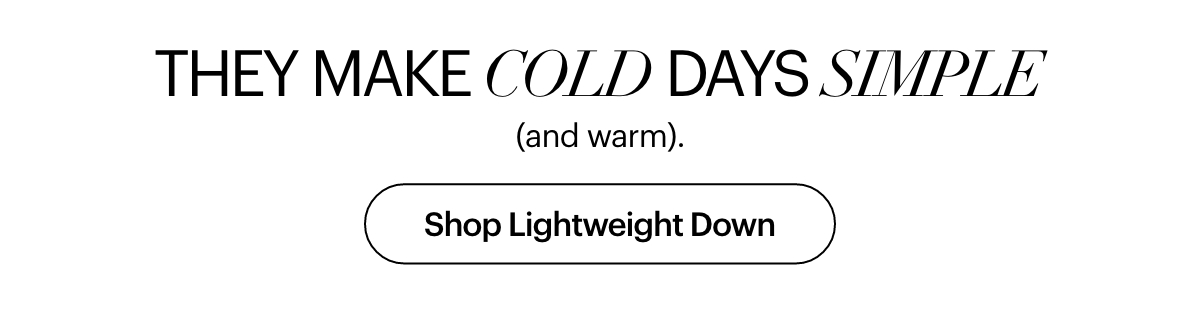 Shop Lightweight Down