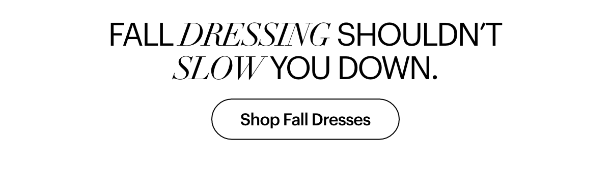 Fall Dresses
