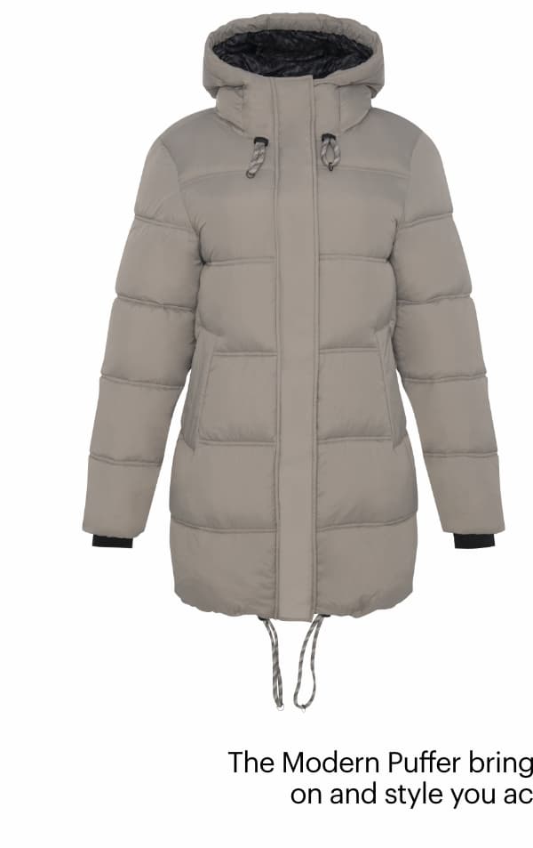 Modern Puffer Synth Down Jacket