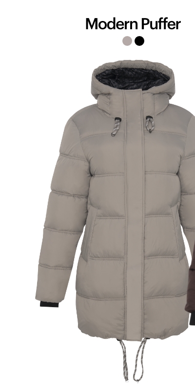 Modern Puffer Synth Down Jacket