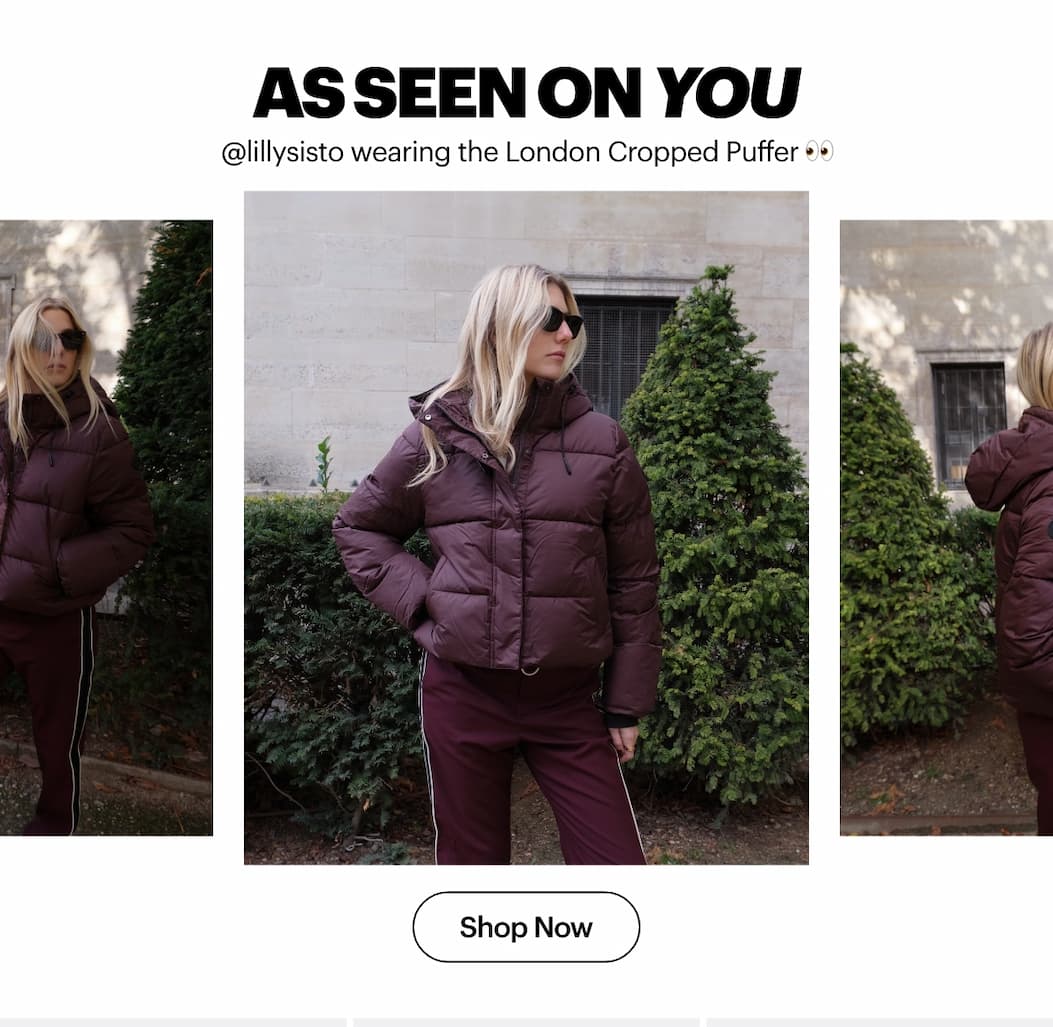 London Cropped Puffer