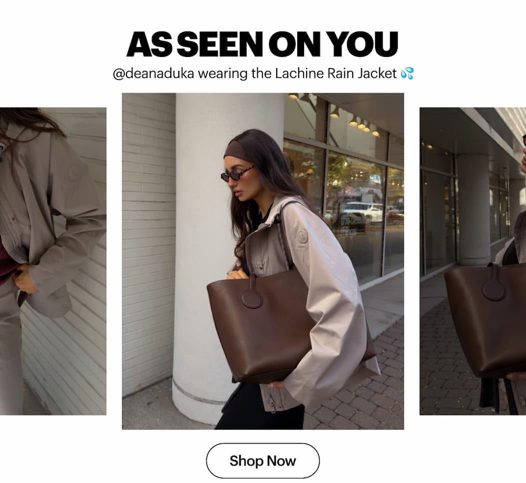 Lachine Oversized Packable Rain Jacket
