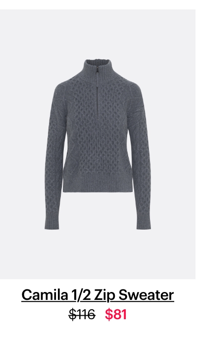 Camila 1/2 Zip Sweater