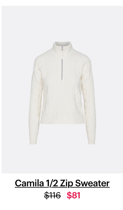 Camila 1/2 Zip Sweater