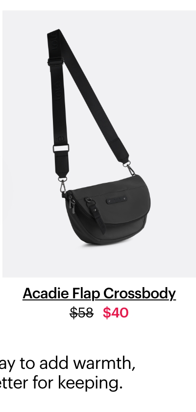 Acadie Flap Crossbody Bag