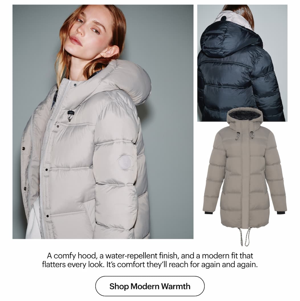 Modern Puffer Synth Down Jacket