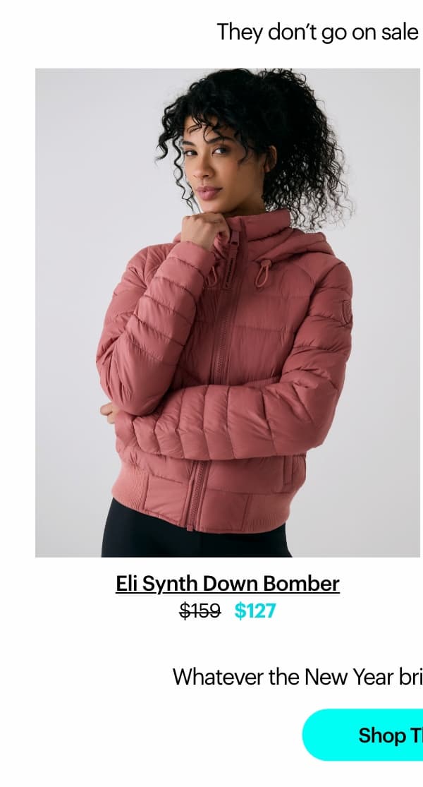 Eli Synth Down Bomber Jacket