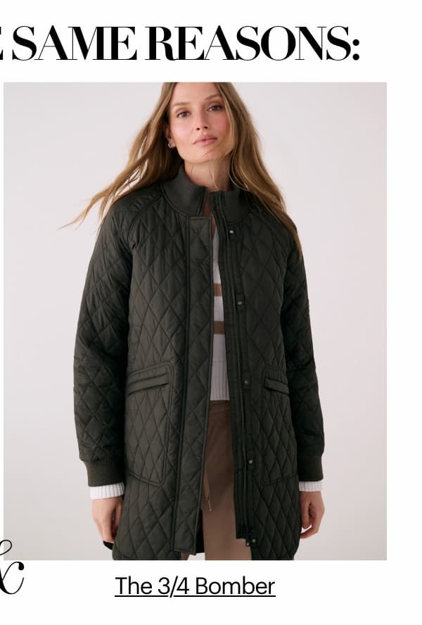 3/4 Bomber Insulated Jacket