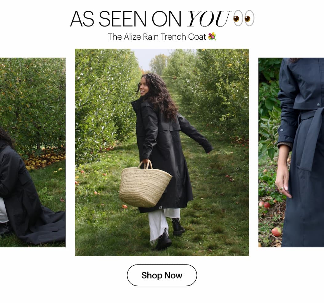 Alizé Rain Trench Coat