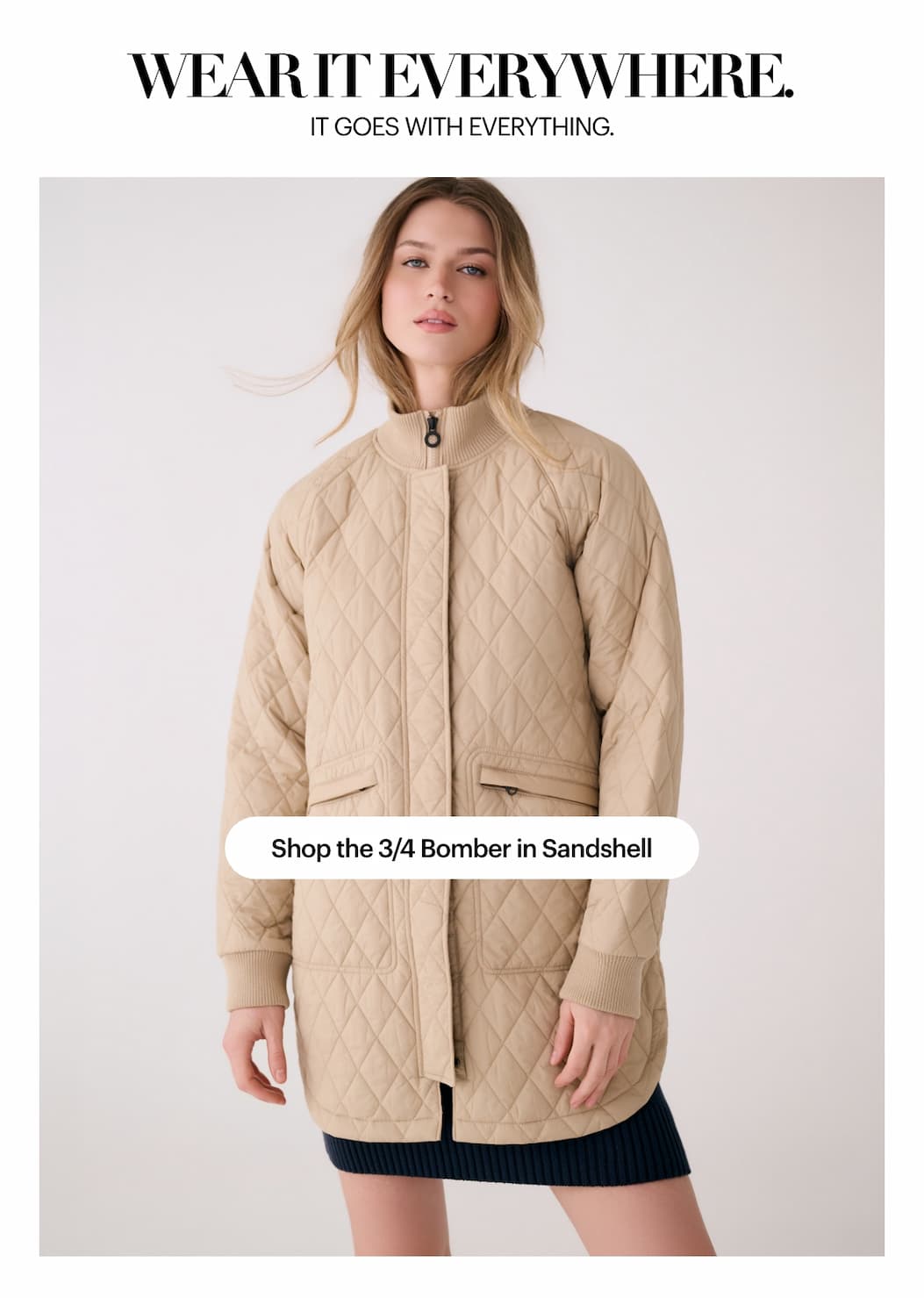 3/4 Bomber Insulated Jacket