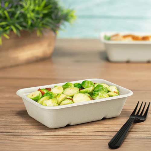 Karat Earth Bagasse Rectangular Containers