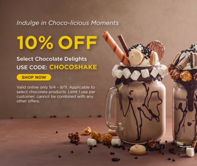 Chocolate 10% Off