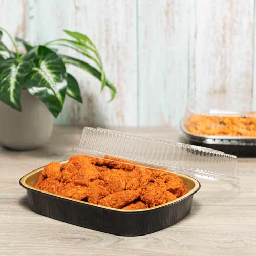 Black & Gold Aluminum Pans & Lids