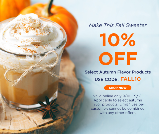 Autumn Flavors 10% Off