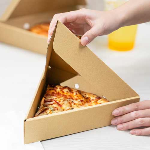 Corrugated Pizza Slice