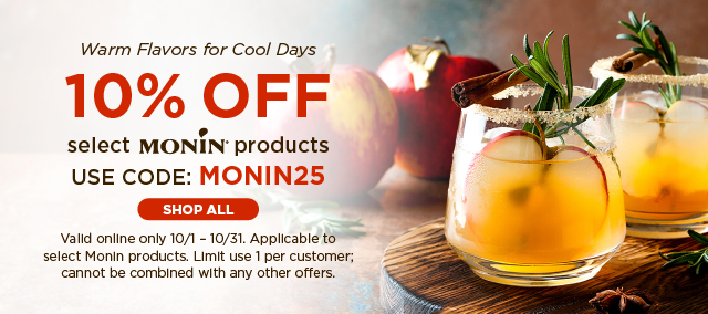 Monin 10% Off