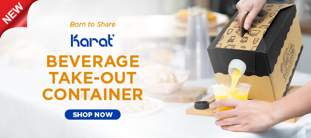 New! Beverage Take-Out Containers