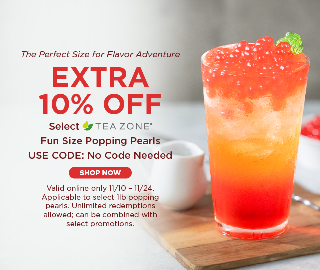 Extra 10% Off Fun-Size Popping Pearls