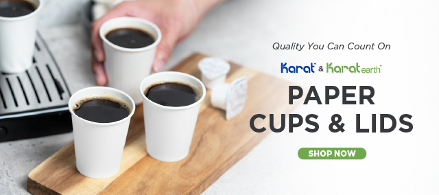 Karat Earth Paper Cups & Lids