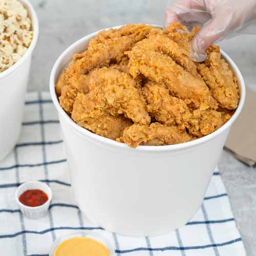 130 oz Paper Food Buckets