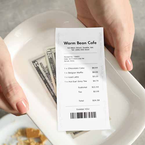 BPA & BPS Free Thermal Paper Rolls