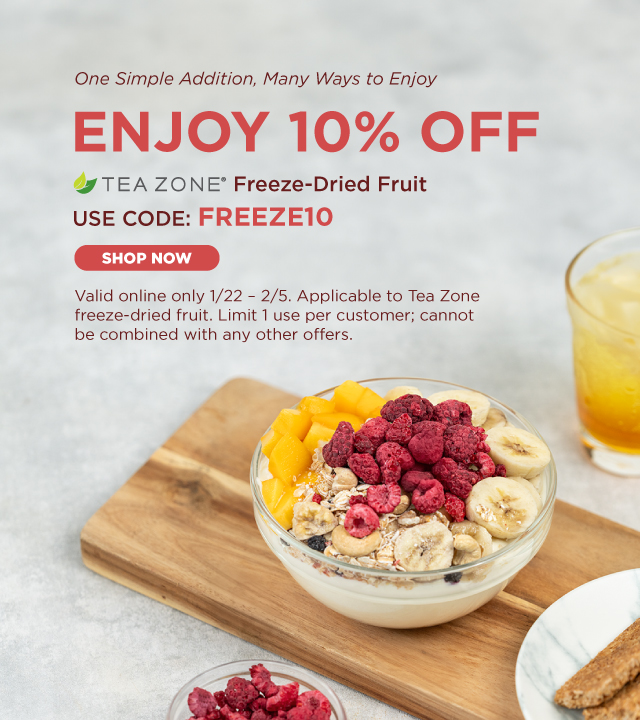 10% Off Freeze-Dried Fruit