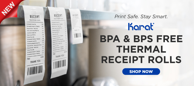 New! BPS Free Thermal Paper Rolls