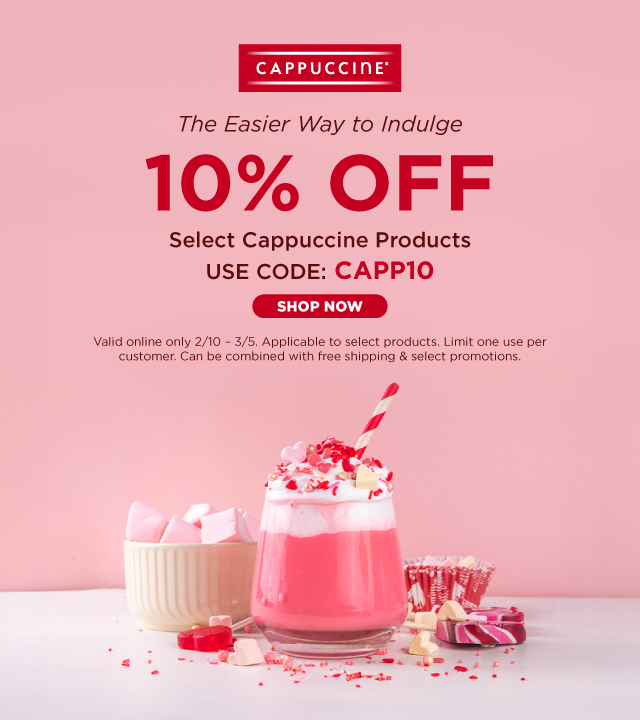 CAPPUCCINE 10% OFF