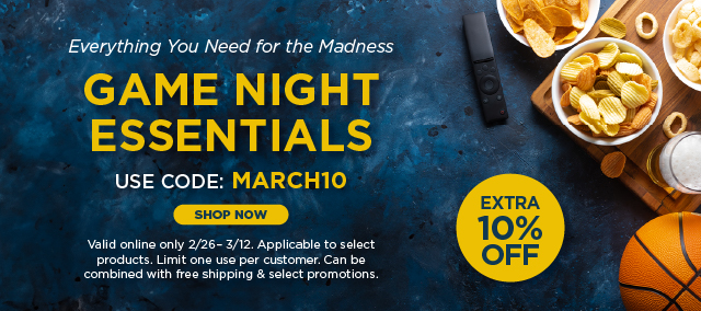 March Madness 10% Off