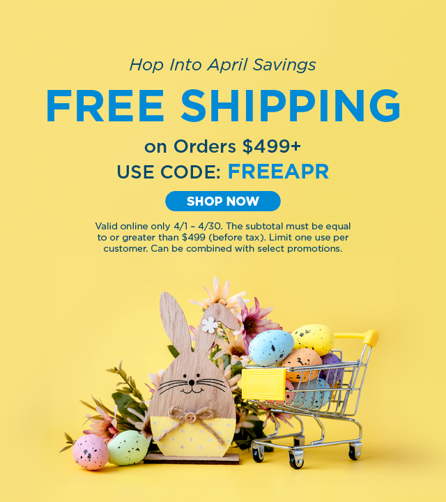 April Free Shipping 